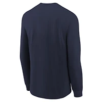 Youth Nike College Navy Seattle Seahawks Icon - Long Sleeve T-Shirt