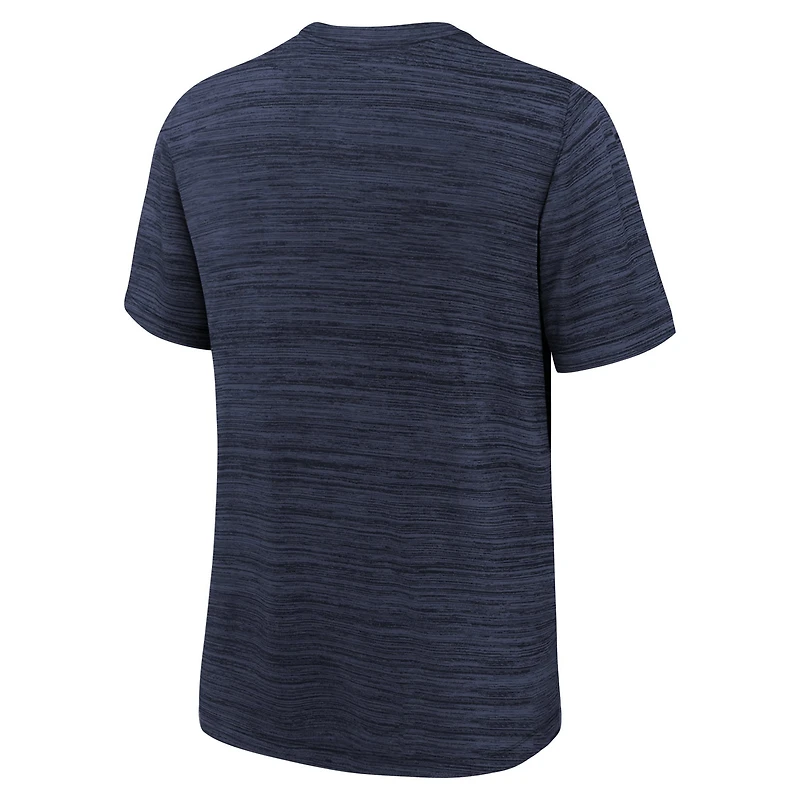 T-shirt Nike College Navy Seattle Seahawks Team Sideline Velocity Performance pour jeune