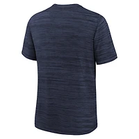T-shirt Nike College Navy Seattle Seahawks Team Sideline Velocity Performance pour jeune