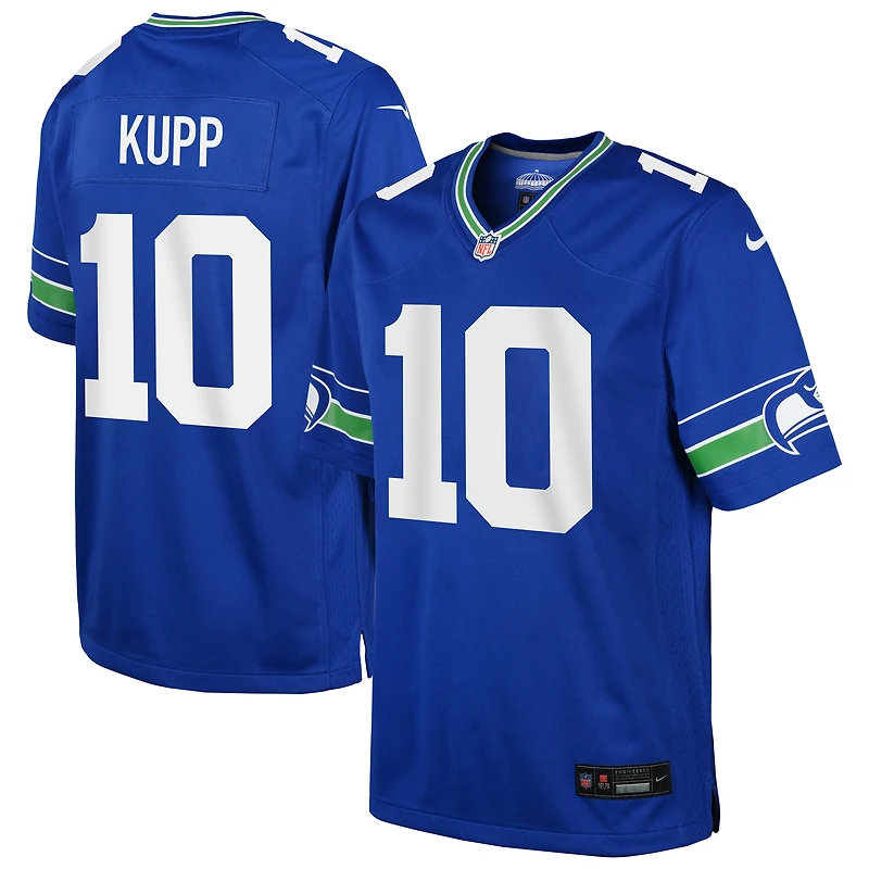 Maillot de match Nike Cooper Kupp Royal pour jeune des Seattle Seahawks