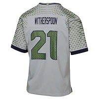 Maillot Nike Devon Witherspoon Wolf Grey pour jeune, collection Rivalries 2025 des Seattle Seahawks
