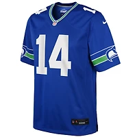 Maillot de match Nike DK Metcalf Royal Seattle Seahawks pour jeune
