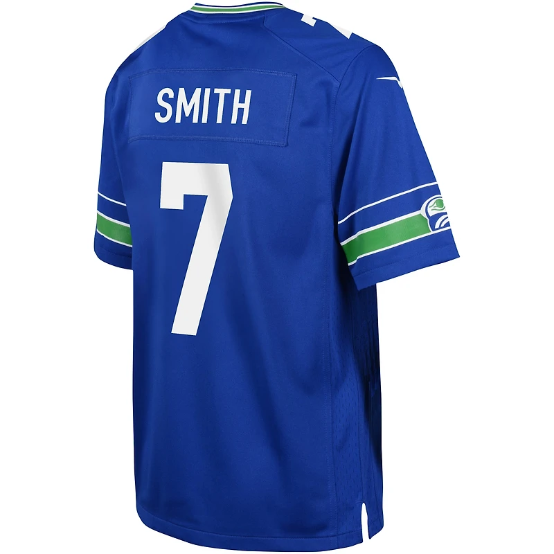 Youth Nike Geno Smith Royal Seattle Seahawks Game Jersey