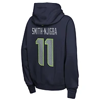 Sweat à capuche en polaire Nike Jaxon Smith-Njigba College bleu marine Seattle Seahawks pour jeunes, avec nom et numéro.