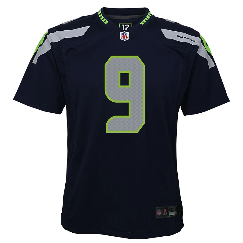 Youth Nike Kenneth Walker III College Navy Seattle Seahawks Team Game Jersey