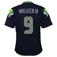 Youth Nike Kenneth Walker III College Navy Seattle Seahawks Team Game Jersey