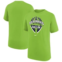 Youth Nike Neon Green Seattle Seahawks Icon Legend T-Shirt