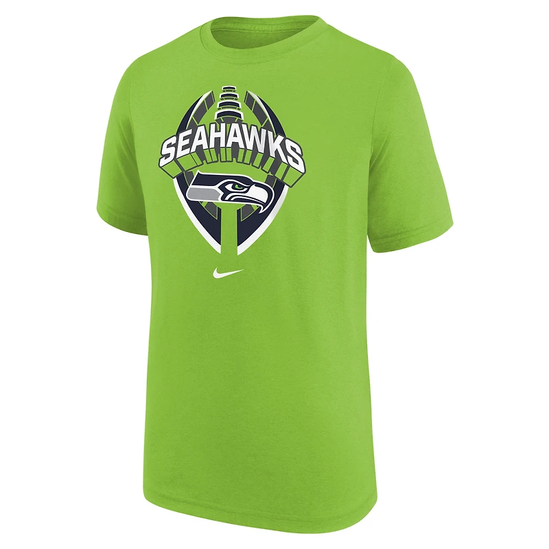 Youth Nike Neon Green Seattle Seahawks Icon Legend T-Shirt