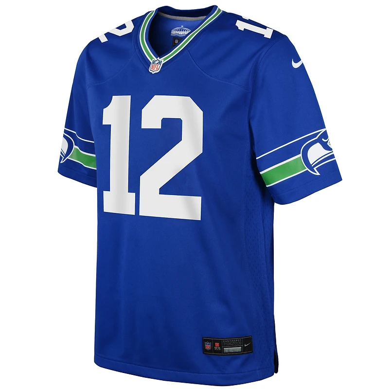 Youth Nike Royal Seattle Seahawks 12th Fan Alternate Game Jersey