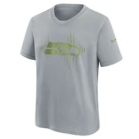 Youth Nike  Wolf Gray Seattle Seahawks 2025 Rivalries Collection T-Shirt