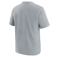 Youth Nike  Wolf Gray Seattle Seahawks 2025 Rivalries Collection T-Shirt