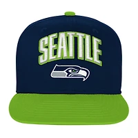 Youth Outerstuff  College Navy Seattle Seahawks Essentials Adjustable Hat