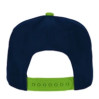 Youth Outerstuff  College Navy Seattle Seahawks Essentials Adjustable Hat
