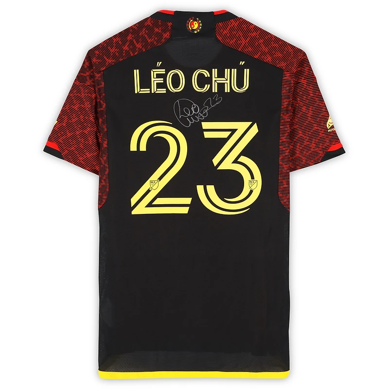 Léo Chú Seattle Sounders FC Autographed Match-Used #23 Red adidas Jersey from the 2024 MLS Season - Size M