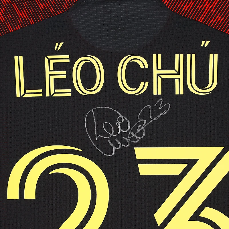 Léo Chú Seattle Sounders FC Autographed Match-Used #23 Red adidas Jersey from the 2024 MLS Season - Size M