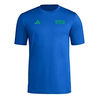 Men's adidas Blue Seattle Sounders FC Local Wrap T-Shirt