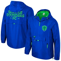 Veste zippée quart de tour Seattle Sounders FC Stadium Essentials bleue pour homme