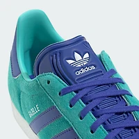 Chaussures adidas Gazelle pour homme, coloris Aqua/Bleu, Seattle Sounders FC 2025 Jersey Hook Third