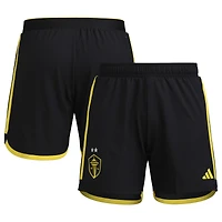 Men's adidas Black Seattle Sounders FC 2024 Away Authentic Shorts