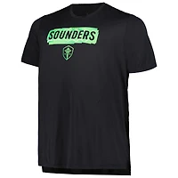 T-shirt adidas noir Seattle Sounders FC Local Pop AEROREADY pour hommes