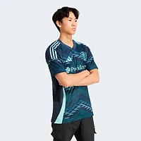 Maillot réplique du kit The Salish Sea 2025 des Seattle Sounders FC bleu adidas pour homme