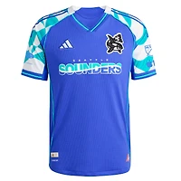 maillot adidas bleu Seattle Sounders FC 2025 pour homme, troisième authentique