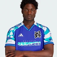 maillot adidas bleu Seattle Sounders FC 2025 pour homme, troisième authentique