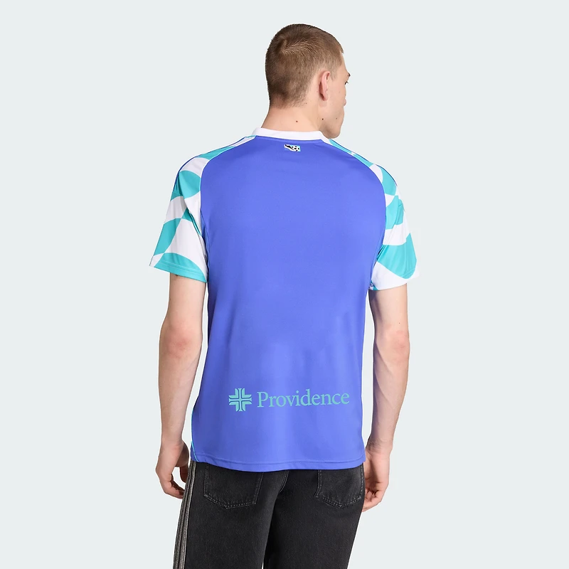 Maillot réplique bleu adidas Seattle Sounders FC 2025 pour homme