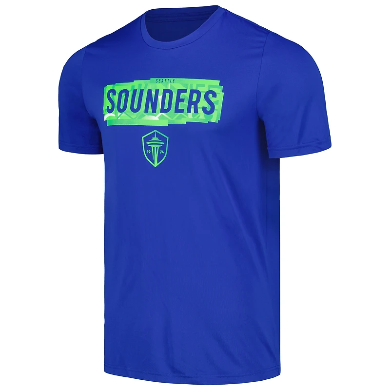 T-shirt adidas bleu Seattle Sounders FC Local Pop AEROREADY pour hommes