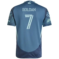 Men's adidas Cristian Roldan Blue Seattle Sounders FC 2025 The Salish Sea Kit On-Field Authentic Jersey