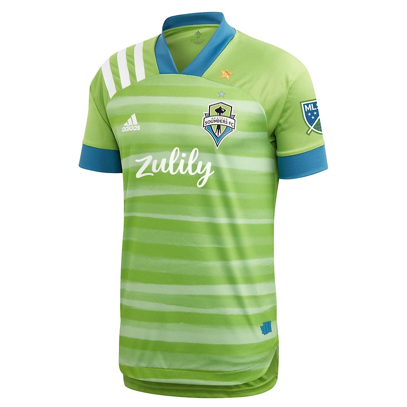 Maillot adidas vert Seattle Sounders FC 2020 Forever Green authentique pour homme