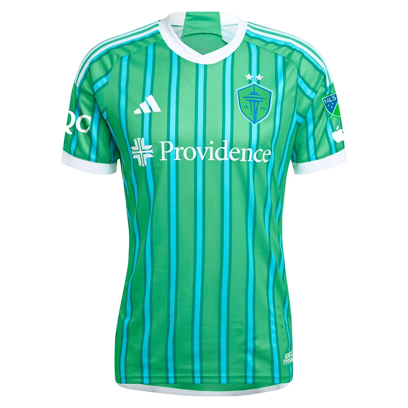 Men's adidas  Green Seattle Sounders FC 2024 The Anniversary Kit Authentic Jersey