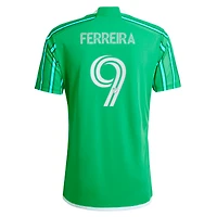 Maillot réplique du kit anniversaire 2024 de Seattle Sounders FC pour homme adidas Jesus Ferreira vert