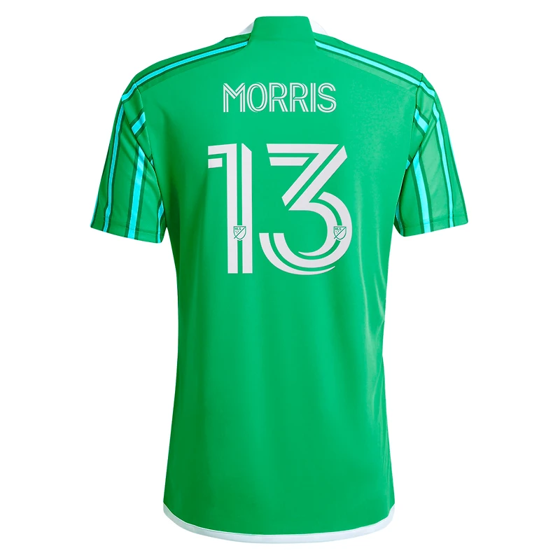 Maillot de joueur réplique Jordan Morris Green Seattle Sounders FC 2024 The Anniversary Kit pour homme