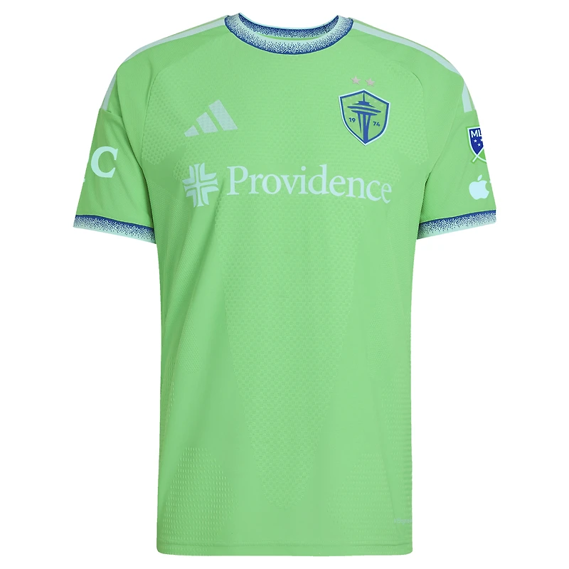 Maillot authentique adidas Jordan Morris Rave Green Seattle Sounders FC 2026 The Evergreen State Kit pour homme