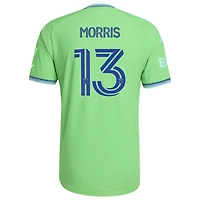 Maillot authentique adidas Jordan Morris Rave Green Seattle Sounders FC 2026 The Evergreen State Kit pour homme