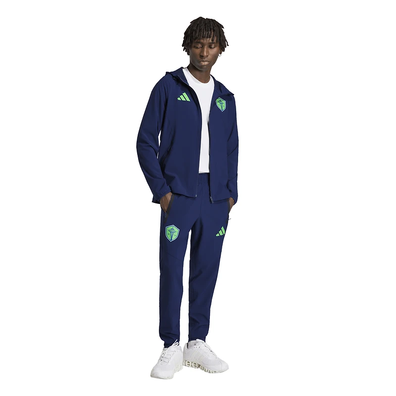 Pantalon de voyage adidas Tiro Seattle Sounders FC bleu marine pour homme