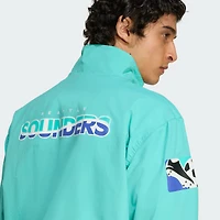 Veste zippée intégrale adidas Originals Aqua Seattle Sounders FC 2025 Archive Collection Anthem pour homme