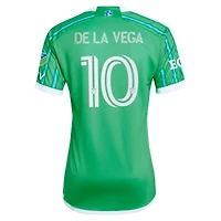 Men's adidas Pedro de la Vega Green Seattle Sounders FC 2024 The Anniversary Kit Authentic Player Jersey