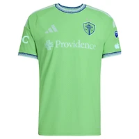 Maillot authentique adidas Pedro de la Vega Rave Green Seattle Sounders FC 2026 The Evergreen State Kit pour homme
