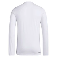 Men's adidas White Seattle Sounders FC 2024 Jersey Hook AEROREADY Long Sleeve T-Shirt