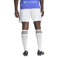 Men's adidas White Seattle Sounders FC 2025 Archive Collection Authentic Shorts