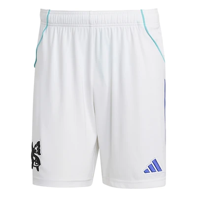 Short authentique adidas blanc Seattle Sounders FC 2025 Archive Collection pour homme
