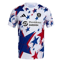 Men's adidas  White Seattle Sounders FC 2026 Americana Pre-Match Jersey