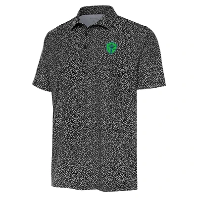 Men's Antigua Black Seattle Sounders FC Terrace Polo