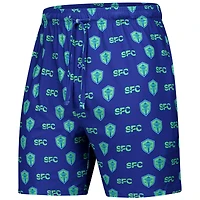 Men's Concepts Sport Blue Seattle Sounders FC 2-Pack Record Shorts Set