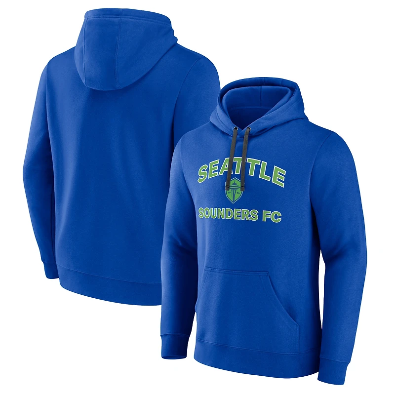 Sweat à capuche bleu Seattle Sounders FC Heart & Soul de marque Fanatics pour hommes