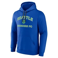 Men's Fanatics Blue Seattle Sounders FC Heart & Soul Pullover Hoodie