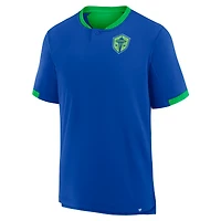 Men's Fanatics Blue Seattle Sounders FC Stoppage Time Striker T-Shirt