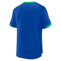 Men's Fanatics Blue Seattle Sounders FC Stoppage Time Striker T-Shirt